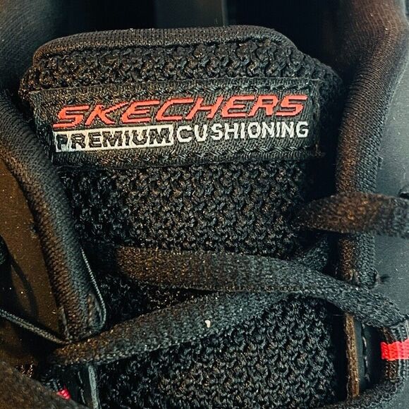 2024 Skechers 10oz Ultra Light Lace Up Running Shoes Mens Size 11 Black Mesh - Picture 7 of 9